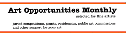 Art Opportunities Monthly (logo). The Opportunities List for Fine Artists. It gets results.
