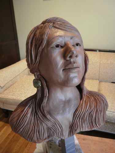 Jennifer Cox
              Purple Rain, 2011, earthenware clay, 14 x 12 x 6 in.