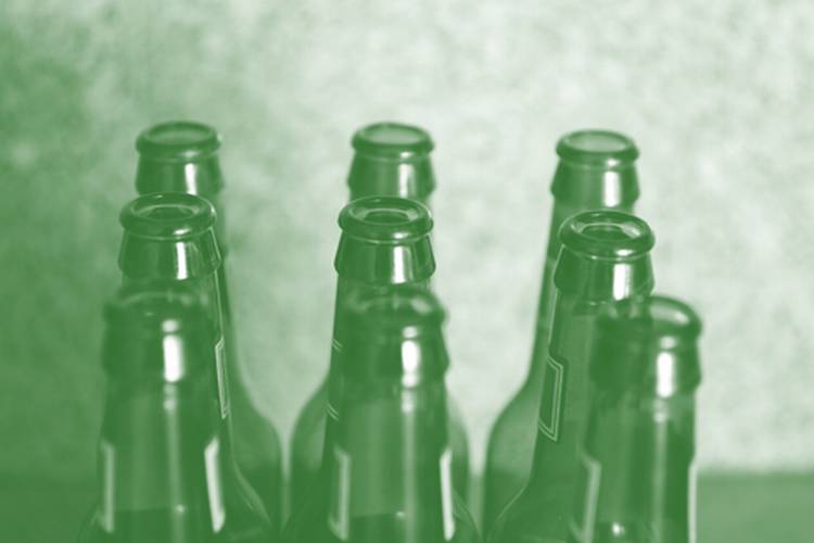 Green Bottles, 2005, by AOM subscriber Cheri Homaee. Art Opportunities Monthly lists art competitions, art shows, grants, fellowships, public art commissions and other sources of money for artists working in all media, styles and geographic locations.