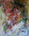 Varya Witlin, El Dorado, 2008, water color and oil pastel on paper, 20 x 22 in.