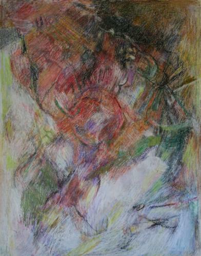 Varya Witlin, El Dorado, 2008, water color and oil pastel on paper, 20 x 22 in.